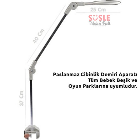 Bebek Beşik ve Oyun Parkı Cibinlik, Kristal Tüllü, 10 m2, Mavi