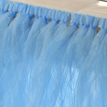 Hastane Küvöz Eteği, Kristal Tüllü, 16 m2, Mavi