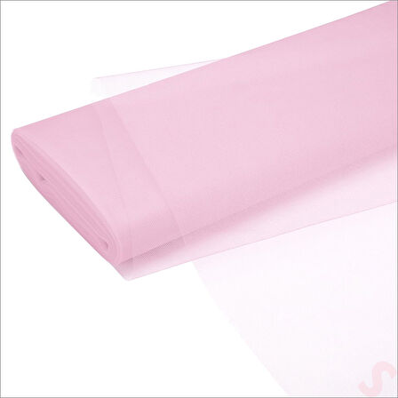 SüSLeme Tülü Kristal Tül, 3 mt en x 1 mt uzunluk - Pembe