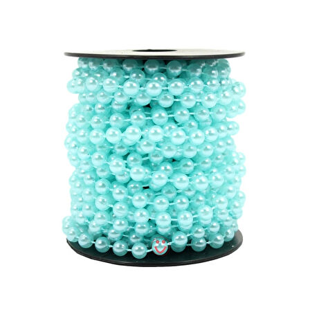 Boncuk Zincir Makara, 8,00 mt - Sedef MAVİ