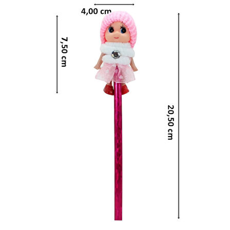 Bereli Bebek Kurşun Kalem, Pembe