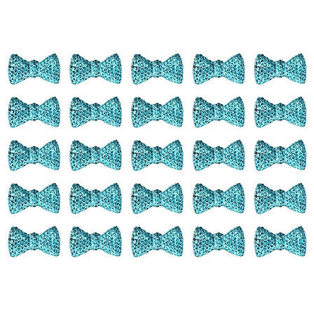 Polyester Papyon Fiyonk, 2,0 x 1,0 cm - 25 Adet - MAVİ