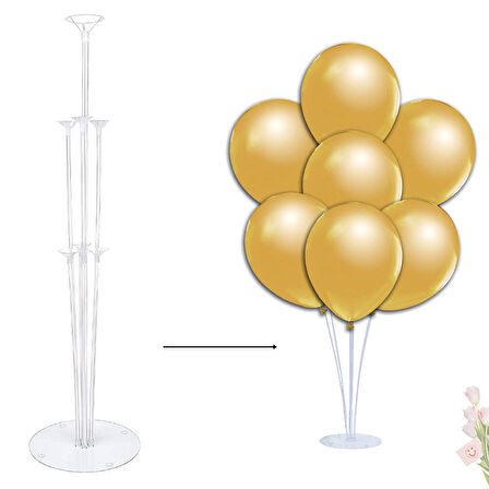 Balon Standı, 7 Çubuklu - 70 cm (Balonlar Hariç)