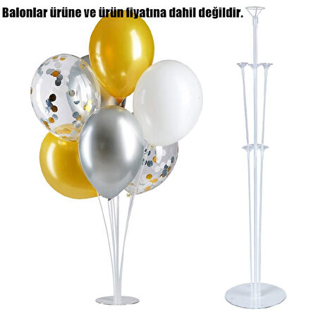 Balon Standı, 7 Çubuklu - 70 cm (Balonlar Hariç)