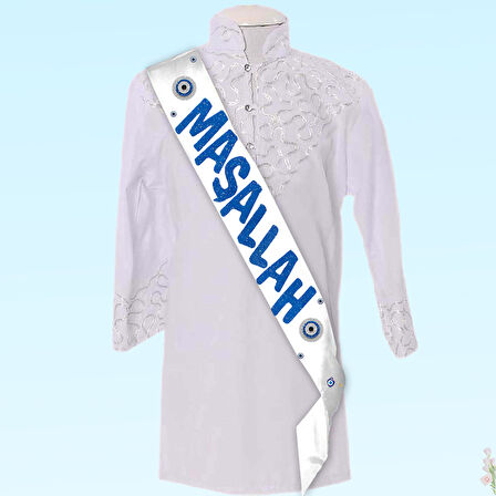 Sünnet Maşallah Kuşak, 6cm x 170 cm - Lacivert