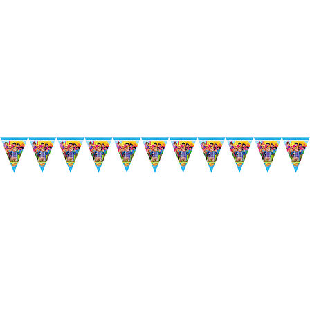 Rafadan Tayfa Üçgen Bayrak Flama - 3,20 mt.