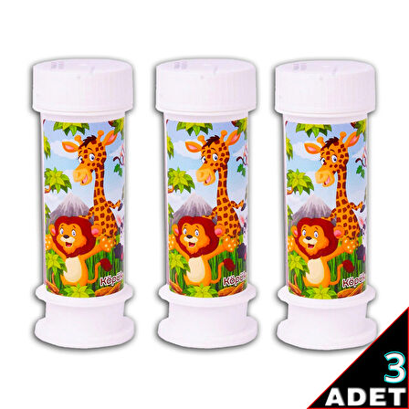 Safari Köpük Baloncuk - 3 Adet