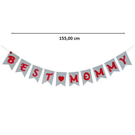 Best Mommy Simli Eva Uzar Yazı - 1.55 mt