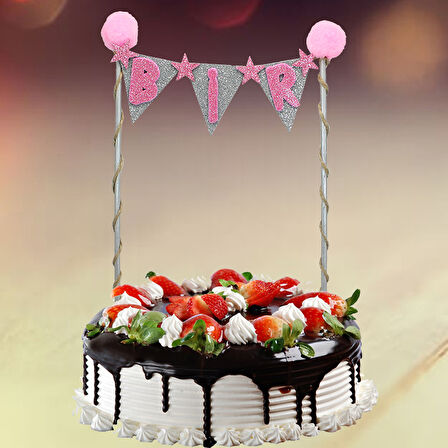 Pasta Süsü 27cm x 15cm, BİR - Pembe