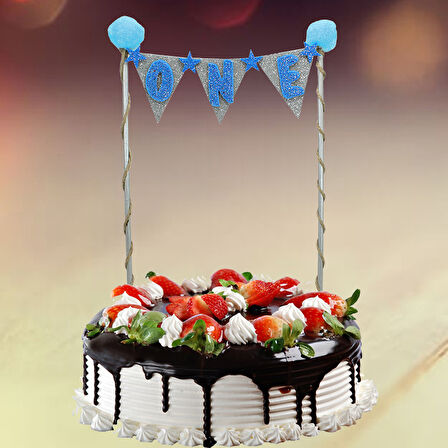 Pasta Süsü 27cm x 15cm, ONE - Mavi