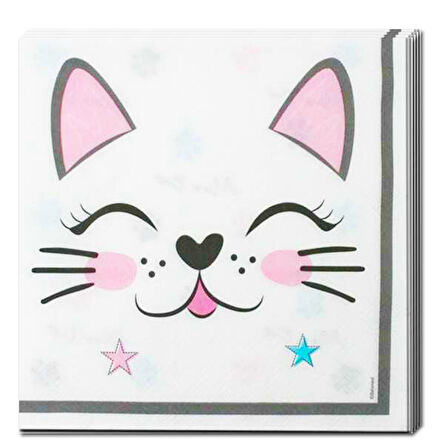 Miss Cat Peçete - 16 Adet