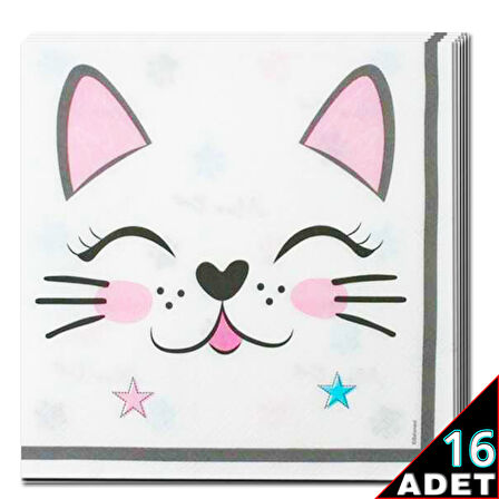 Miss Cat Peçete - 16 Adet