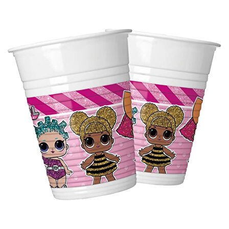 LoL Bebek Plastik Bardak - 8 Adet