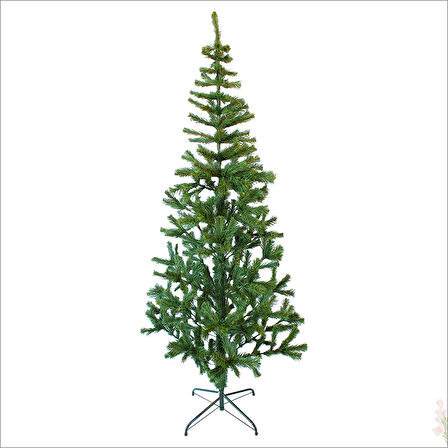 180 cm Yılbaşı Çam Ağacı - 340 Dallı ve Metal Ayaklı