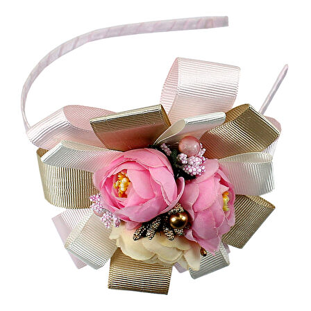 Lohusa Tacı, Çiçekli Altın & Pembe