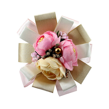 Lohusa Tacı, Çiçekli Altın & Pembe