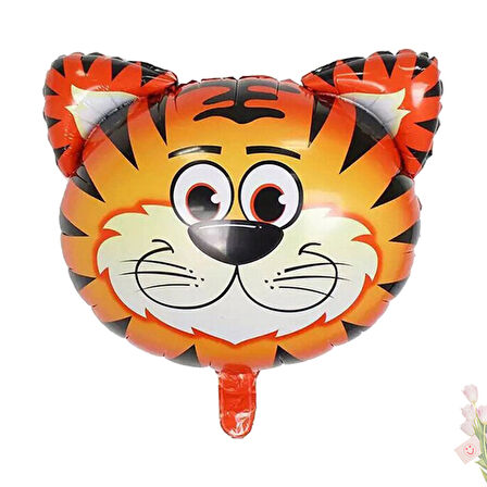 Safari Sevimli Hayvanlar 35 cm x 6 Adetli Folyo Balon Seti