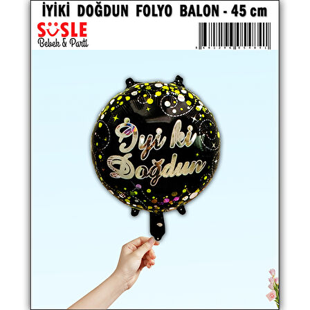 İyiki Doğdun Folyo Balon - 45cm