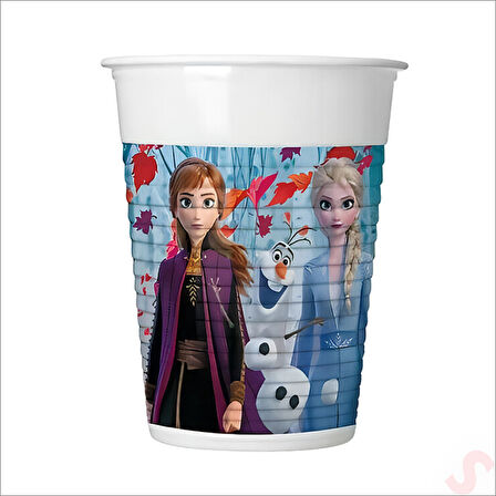 Frozen 2 Plastik Bardak - 8 Adet