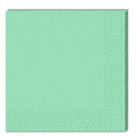 Makaron Peçete, 33 x 33 cm - 16 Adet - Yeşil