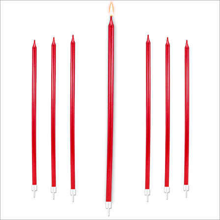 Krom MuM, 20 cm x 6 Adet - Kırmızı