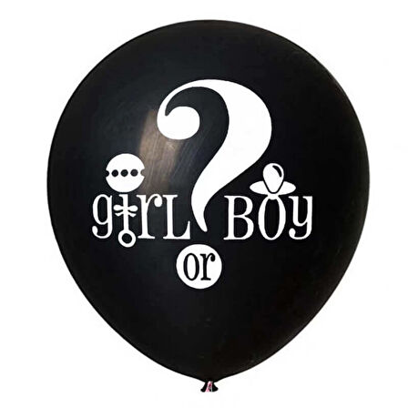 Mavi Balon Konfetili, Cinsiyet Belirleme Balonu - 45 cm