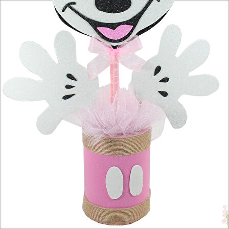 Minnie Mouse Masa Süsü, 45cm x 20cm - Pembe