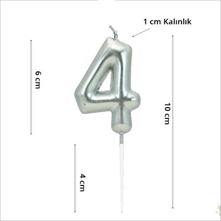 4 Rakam Gümüş MuM