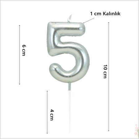 5 Rakam Gümüş MuM