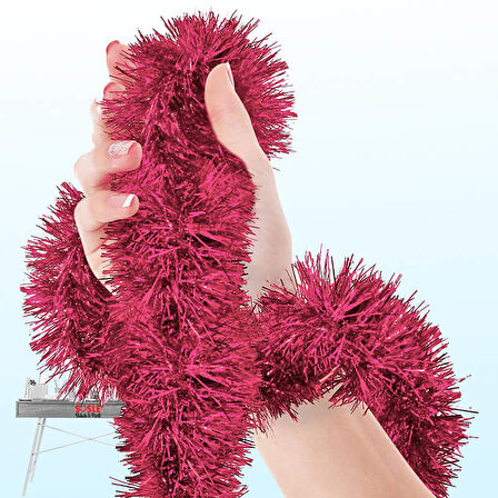 Parti Boyun Simi, 7 cm x 2 mt - Pembe