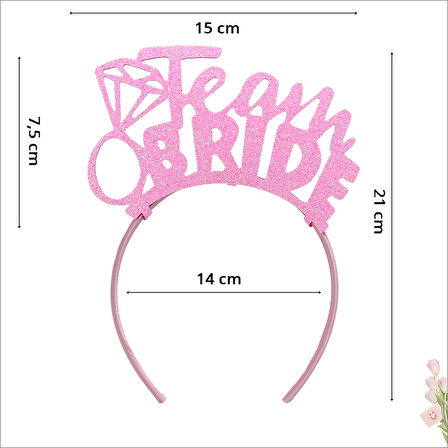 Team Bride Taç - Pembe