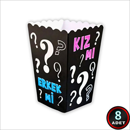 Cinsiyet Partisi, Kız Mı? Erkek Mi? Mısır Kutusu - 8 Adet