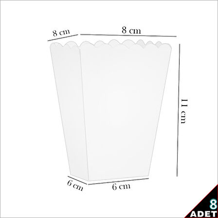 Cinsiyet Partisi, Kız Mı? Erkek Mi? Mısır Kutusu - 8 Adet