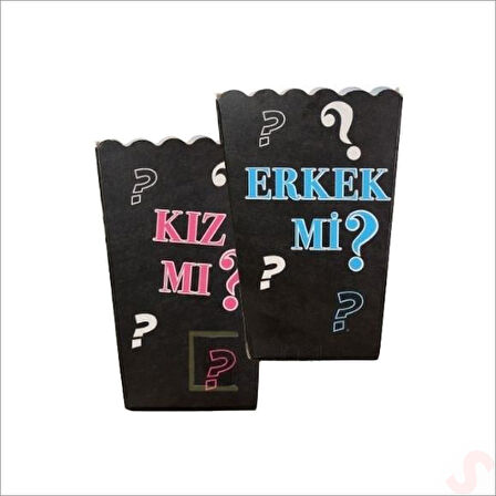 Cinsiyet Partisi, Kız Mı? Erkek Mi? Mısır Kutusu - 8 Adet