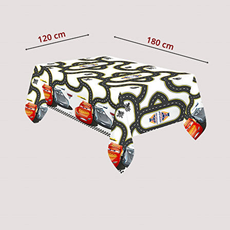 Cars 3, Masa Örtüsü - 120cm x 180cm