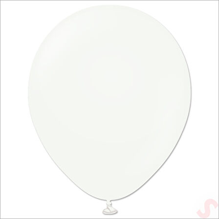 Beyaz Pastel Balon, 30cm x 10 Adet