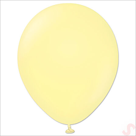 Sarı Pastel Balon, 30cm x 10 Adet