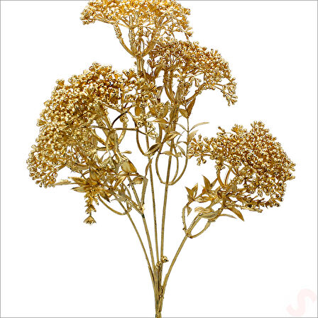 Yapay 5 Dallı Tomurcuk Cipso Demeti, 35cm x 20cm