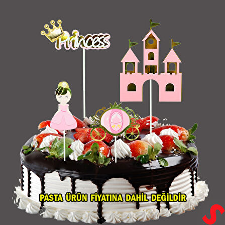 Prenses Pasta SüSü, 4'lü SET - Pembe