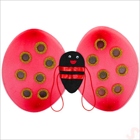 Uğur Böceği Kanat, Asa ve Taç 3'lü Set