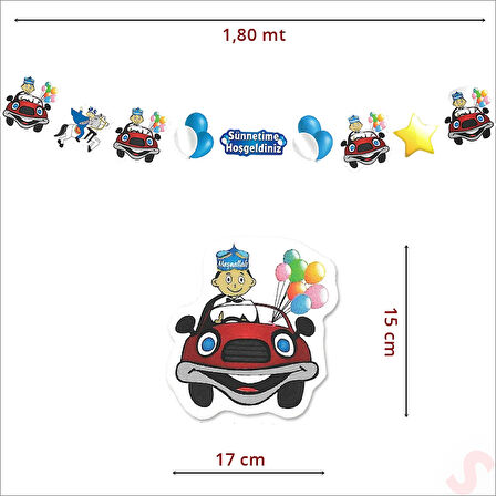 Sünnetime Hoşgeldiniz Dekoratif Banner