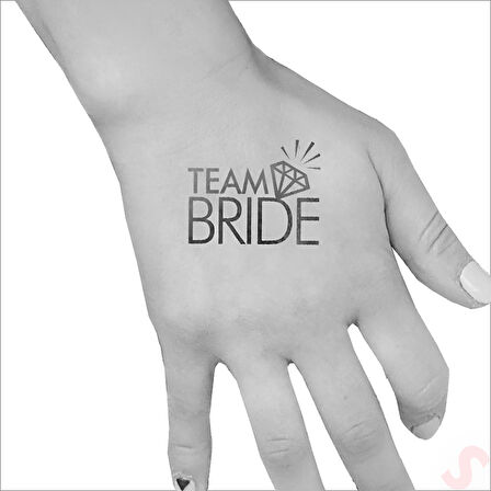 Bride Geçici Dövme, 10 Adet - Gümüş