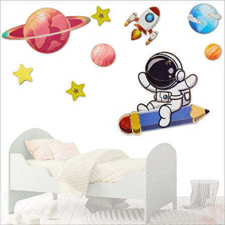 Kozmik Galaksi, 9 Parça Duvar Sticker Seti