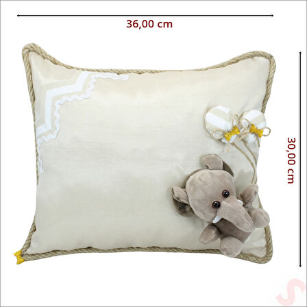 Takı Yastığı, Pelüş Fil Süslemeli