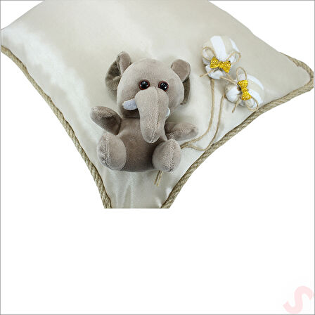 Takı Yastığı, Pelüş Fil Süslemeli