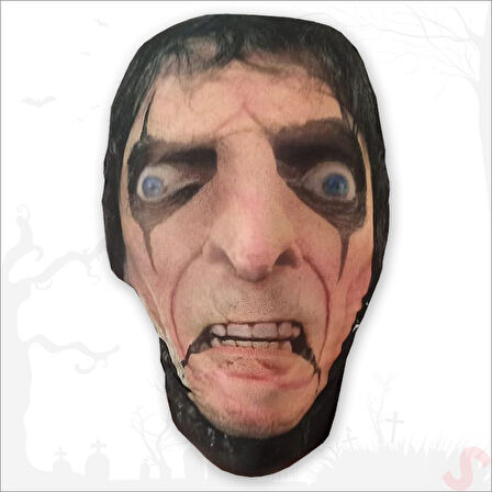 Halloween Kumaş 3D Korku Maskesi, 32cm - Vampir