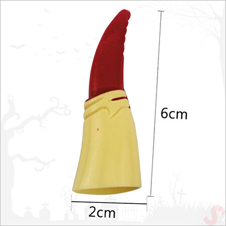 Cadı Tırnağı, 10 Adet - Kırmızı