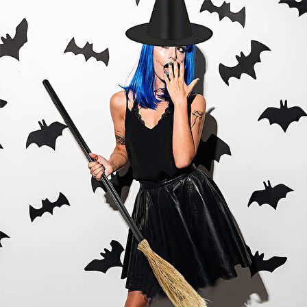Halloween Çalı Cadı Süpürgesi, 95 cm