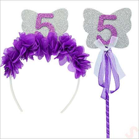 5 Yaş, Taçlı ve Asalı Set