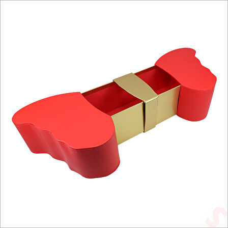 Kelebek Kutu, 33 x 18 x 9 cm - Kırmızı, 1 Adet